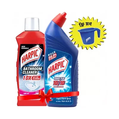 Harpic Toilet & Bathroom Cleaner Liquid (Free Mug) (1.25 ltr)