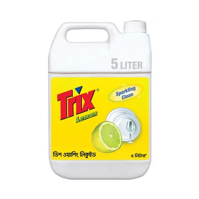 Trix Dishwashing Liquid Mega Refill Super Saver Pack (5 ltr)