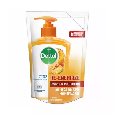 Dettol Handwash Re-Energize Liquid Refill (170 ml)