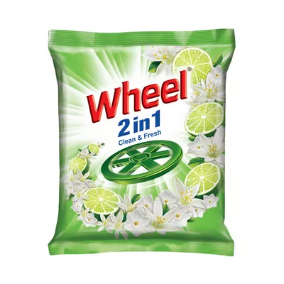 Wheel Washing Powder 2 in 1 Clean & Fresh (2 kg)