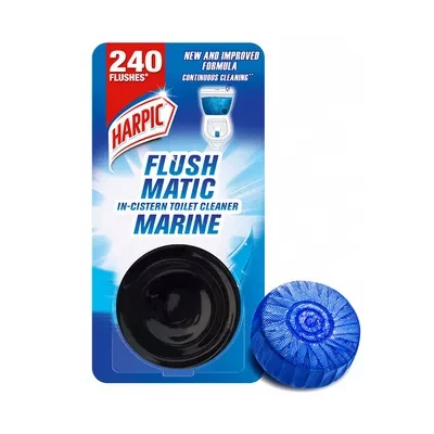 Harpic Flushmatic Marine In-Cistern Toilet Cleaner Block 50 gm