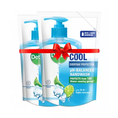 Dettol Handwash Cool Refill 170 ml (Combo pack) (2 pcs)